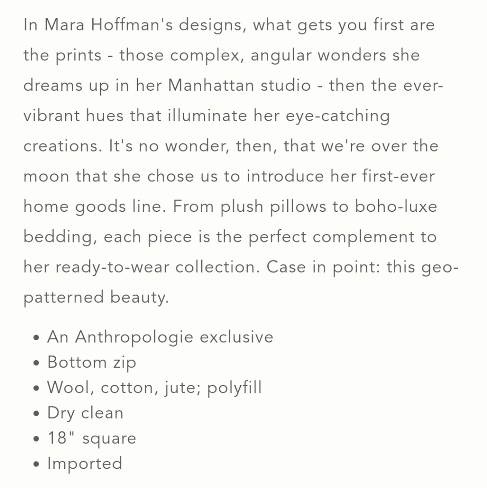 Anthropologie Mara Hoffman Eye Pillow - Picture 4 of 4